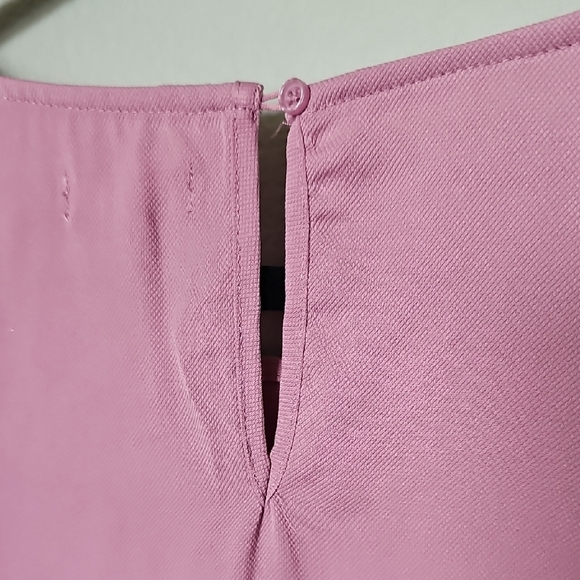 14th & Union Girly Spring Office Casual 1X Purple Sleeveless Tank Top - Picture 5 of 6